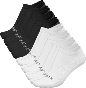 No Show Socks Women, 8 Pairs Low Cut Ankle Anti-slid Athletic Casual Invisible Liner Running Socks