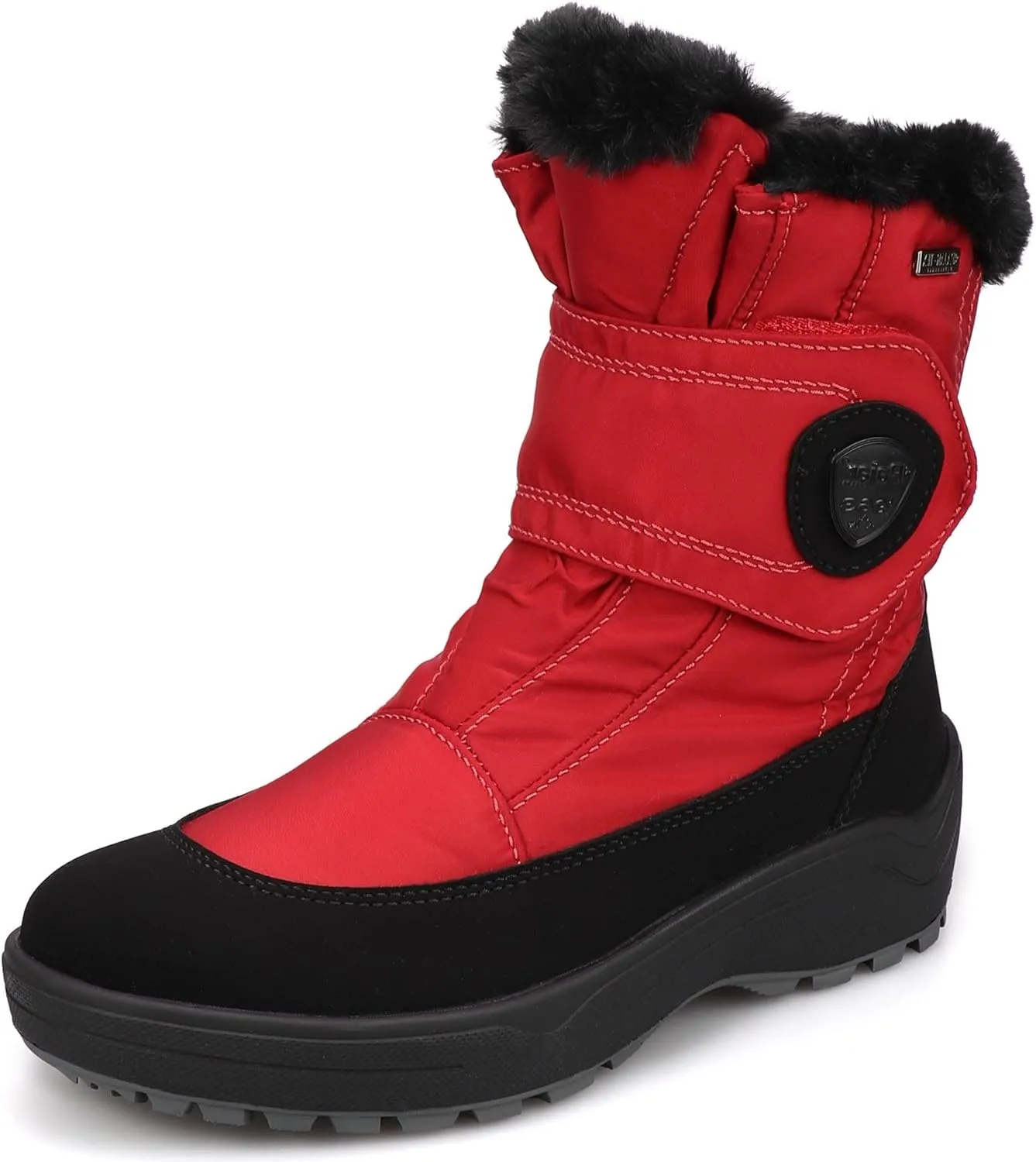 PAJAR Canada Moscou 2 Women's Nylon Waterproof Snow Boots - Retractable Ice Grip for Traction in Snow and Ice