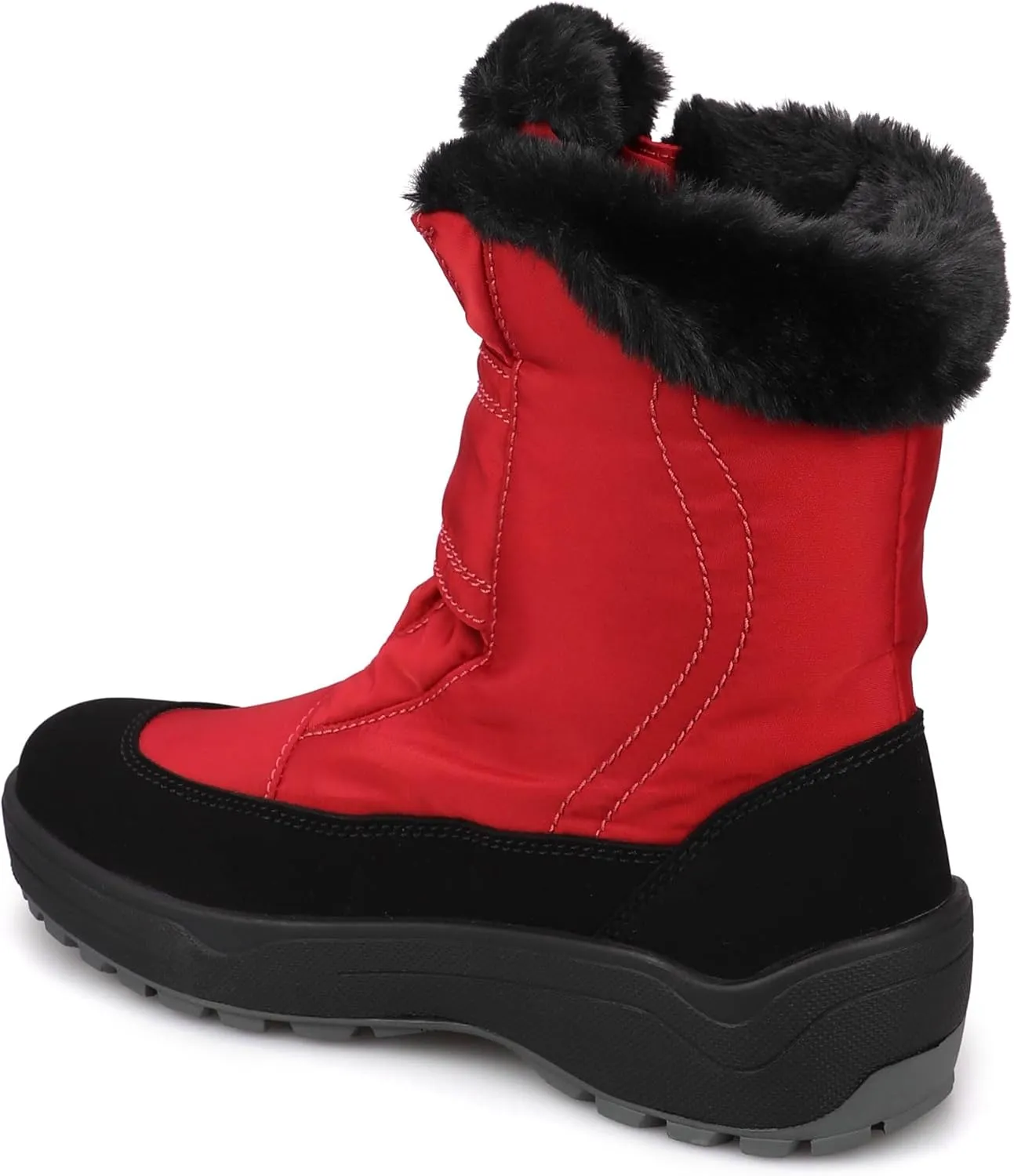 PAJAR Canada Moscou 2 Women's Nylon Waterproof Snow Boots - Retractable Ice Grip for Traction in Snow and Ice