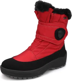 PAJAR Canada Moscou 2 Women's Nylon Waterproof Snow Boots - Retractable Ice Grip for Traction in Snow and Ice
