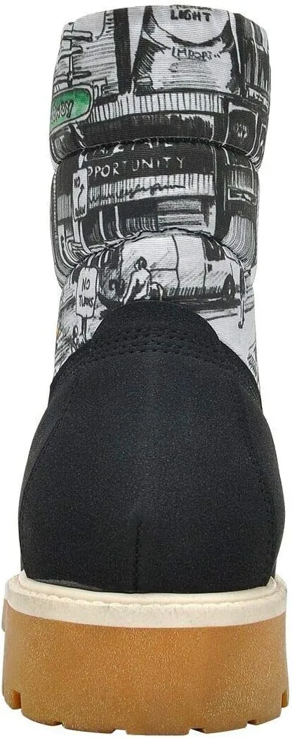 Personalize Your Life COOL BOOTS - Women's Printed Boots - Special Design - Chic, Elegant and Casual Style - Vegan, Environmentally Friendly and Handmade - Breathable Design