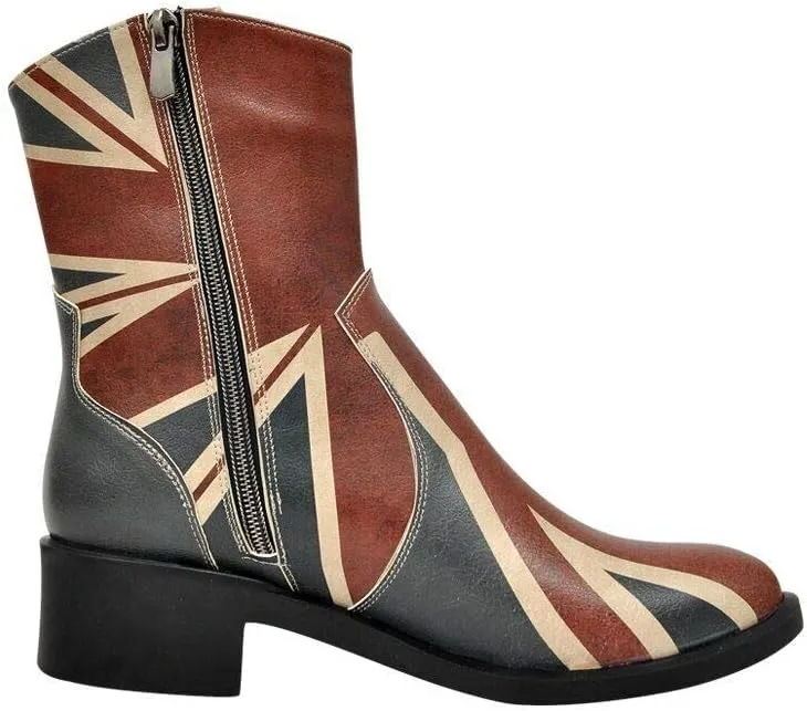 Personalize Your Life WestBoots - Zippered Lace Up Women Boots - Mid Calf - Chic, Elegant and Casual Style - Vegan, Environmentally Friendly and Handmade - Breathable Design