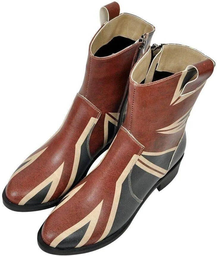 Personalize Your Life WestBoots - Zippered Lace Up Women Boots - Mid Calf - Chic, Elegant and Casual Style - Vegan, Environmentally Friendly and Handmade - Breathable Design