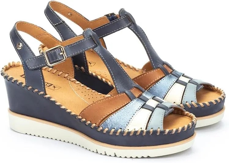 PIKOLINOS Wedge Sandals Leather Aguadulce for Woman