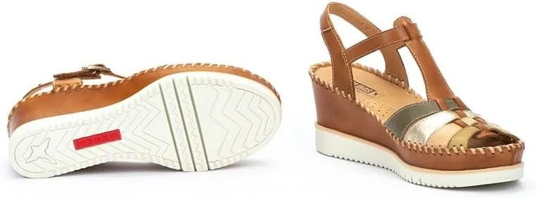 PIKOLINOS Wedge Sandals Leather Aguadulce for Woman