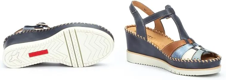 PIKOLINOS Wedge Sandals Leather Aguadulce for Woman