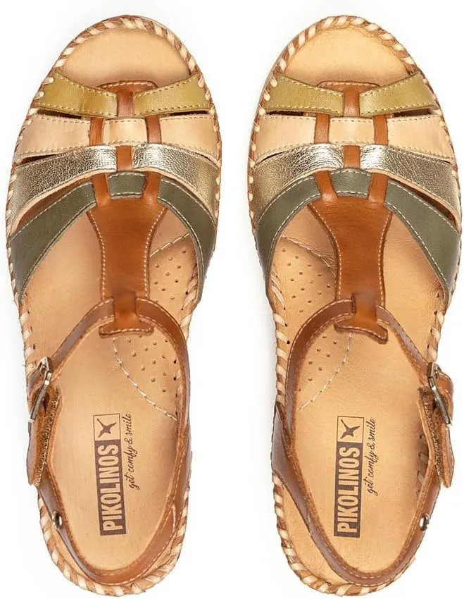 PIKOLINOS Wedge Sandals Leather Aguadulce for Woman