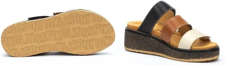 PIKOLINOS Wedge Sandals Leather Alzira for Woman