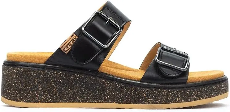 PIKOLINOS Wedge Sandals Leather Alzira for Woman