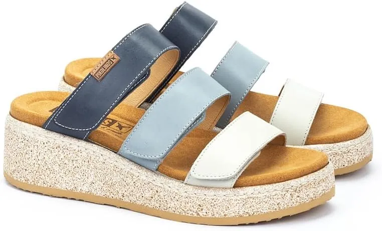 PIKOLINOS Wedge Sandals Leather Alzira for Woman