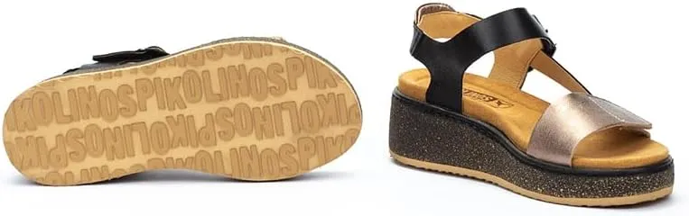 PIKOLINOS Wedge Sandals Leather Alzira for Woman