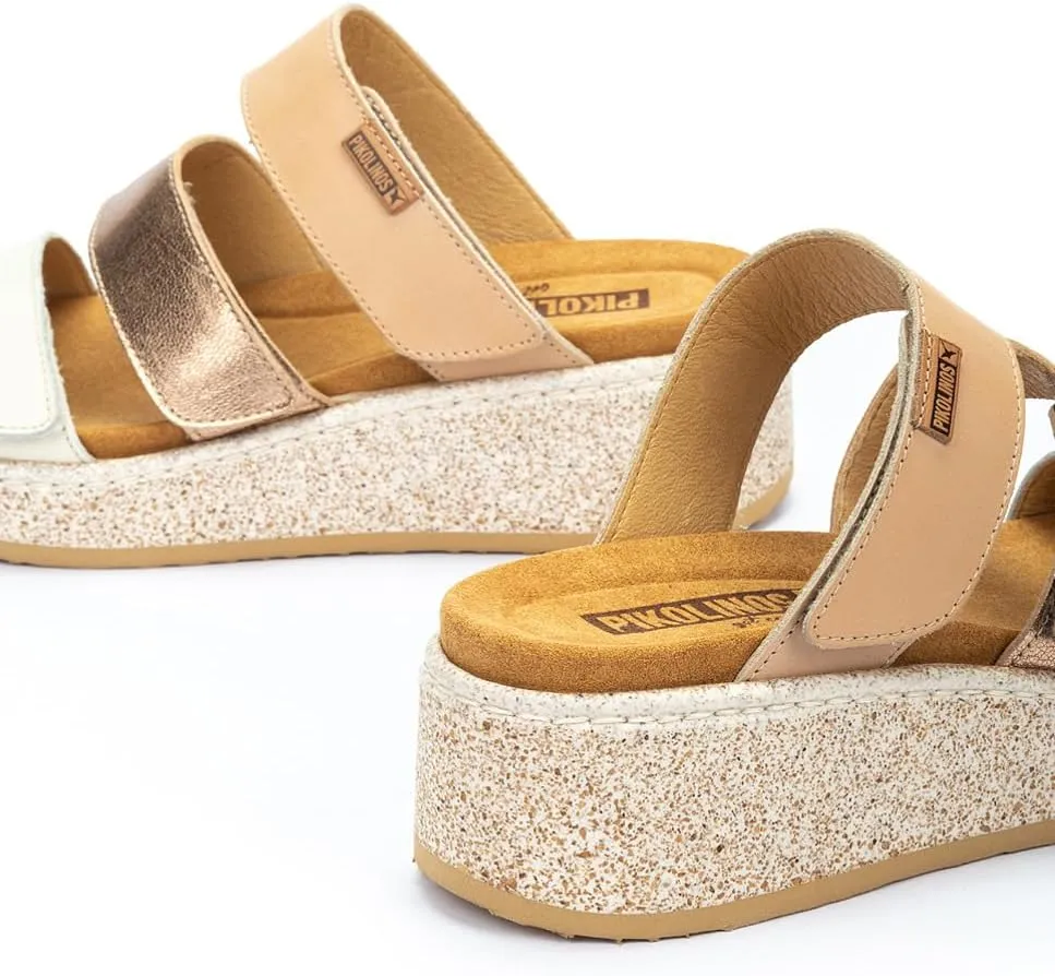 PIKOLINOS Wedge Sandals Leather Alzira for Woman