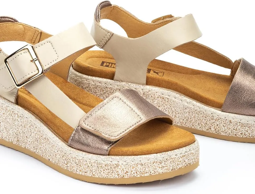 PIKOLINOS Wedge Sandals Leather Alzira for Woman