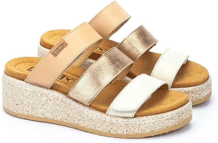 PIKOLINOS Wedge Sandals Leather Alzira for Woman