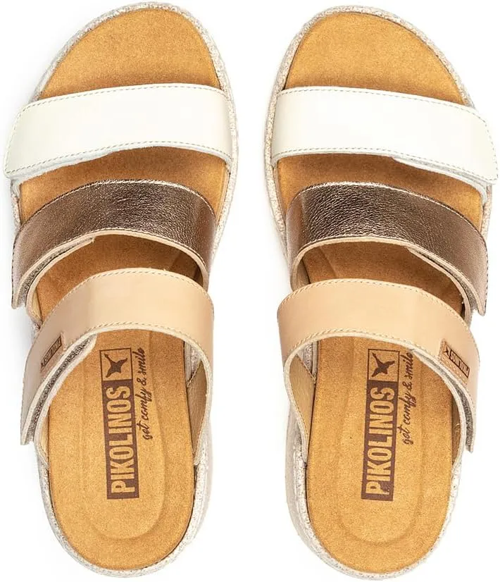 PIKOLINOS Wedge Sandals Leather Alzira for Woman