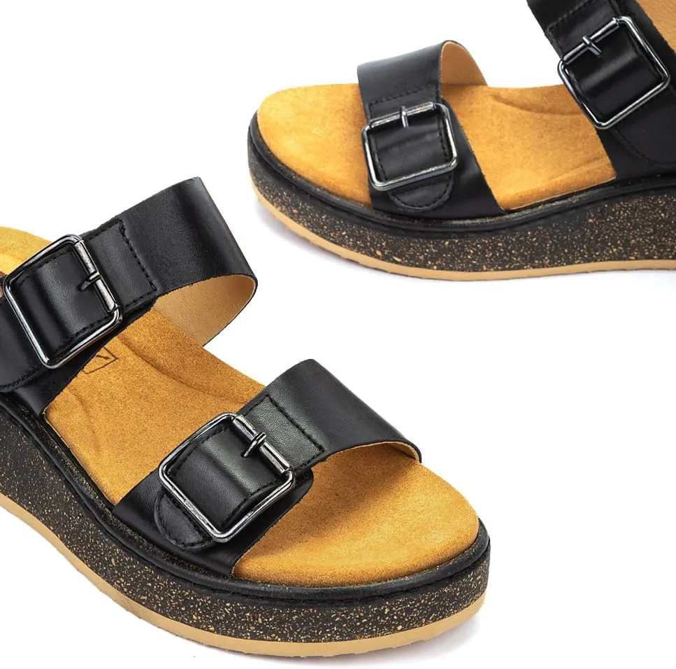 PIKOLINOS Wedge Sandals Leather Alzira for Woman