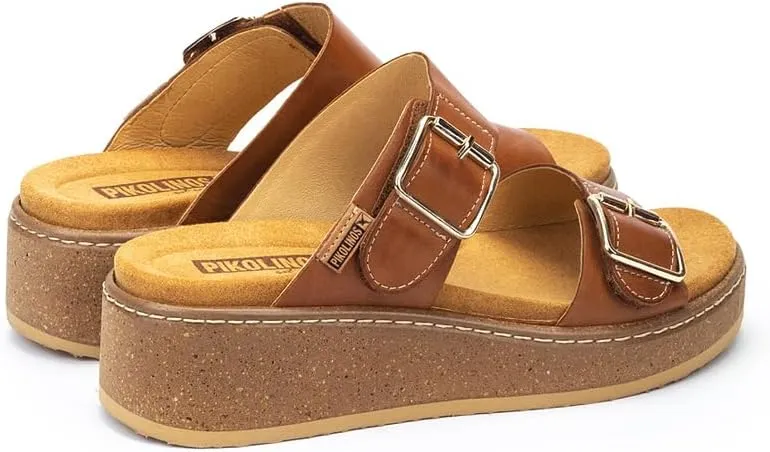 PIKOLINOS Wedge Sandals Leather Alzira for Woman