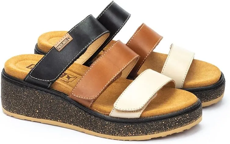 PIKOLINOS Wedge Sandals Leather Alzira for Woman