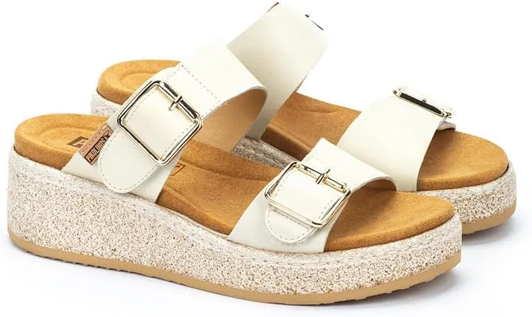 PIKOLINOS Wedge Sandals Leather Alzira for Woman