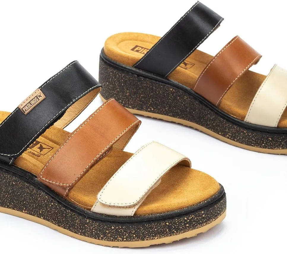 PIKOLINOS Wedge Sandals Leather Alzira for Woman
