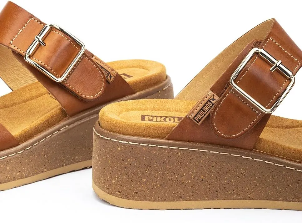 PIKOLINOS Wedge Sandals Leather Alzira for Woman