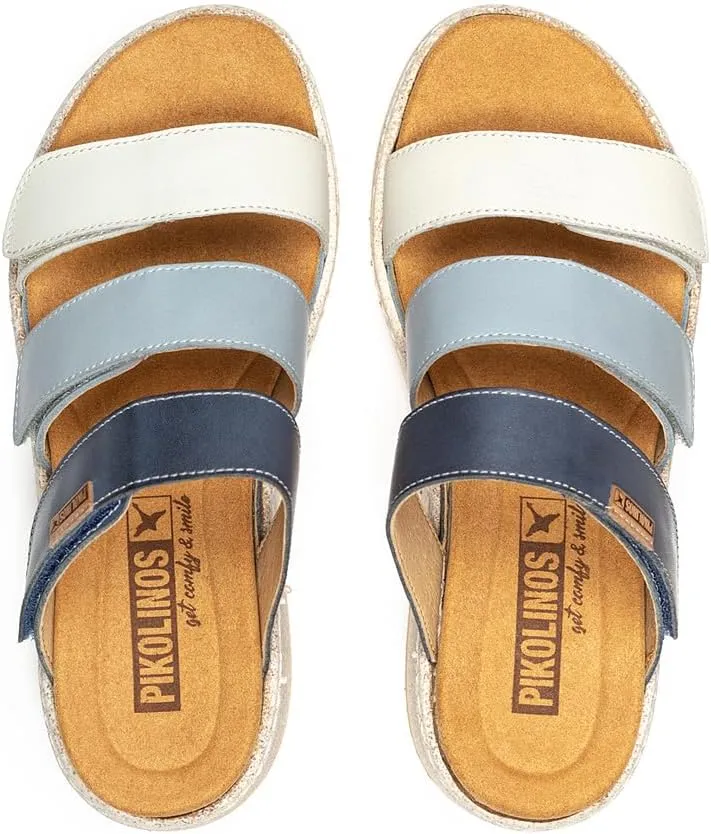 PIKOLINOS Wedge Sandals Leather Alzira for Woman
