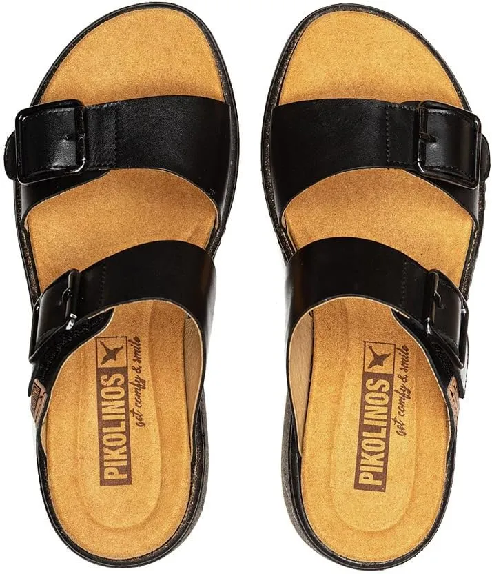 PIKOLINOS Wedge Sandals Leather Alzira for Woman