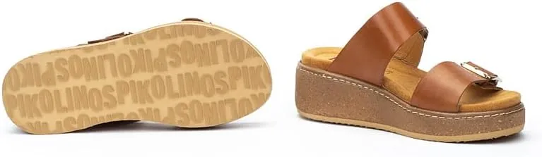 PIKOLINOS Wedge Sandals Leather Alzira for Woman
