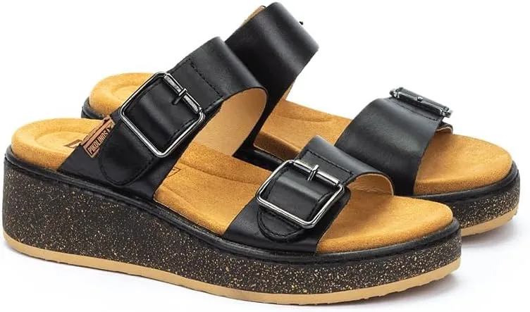 PIKOLINOS Wedge Sandals Leather Alzira for Woman