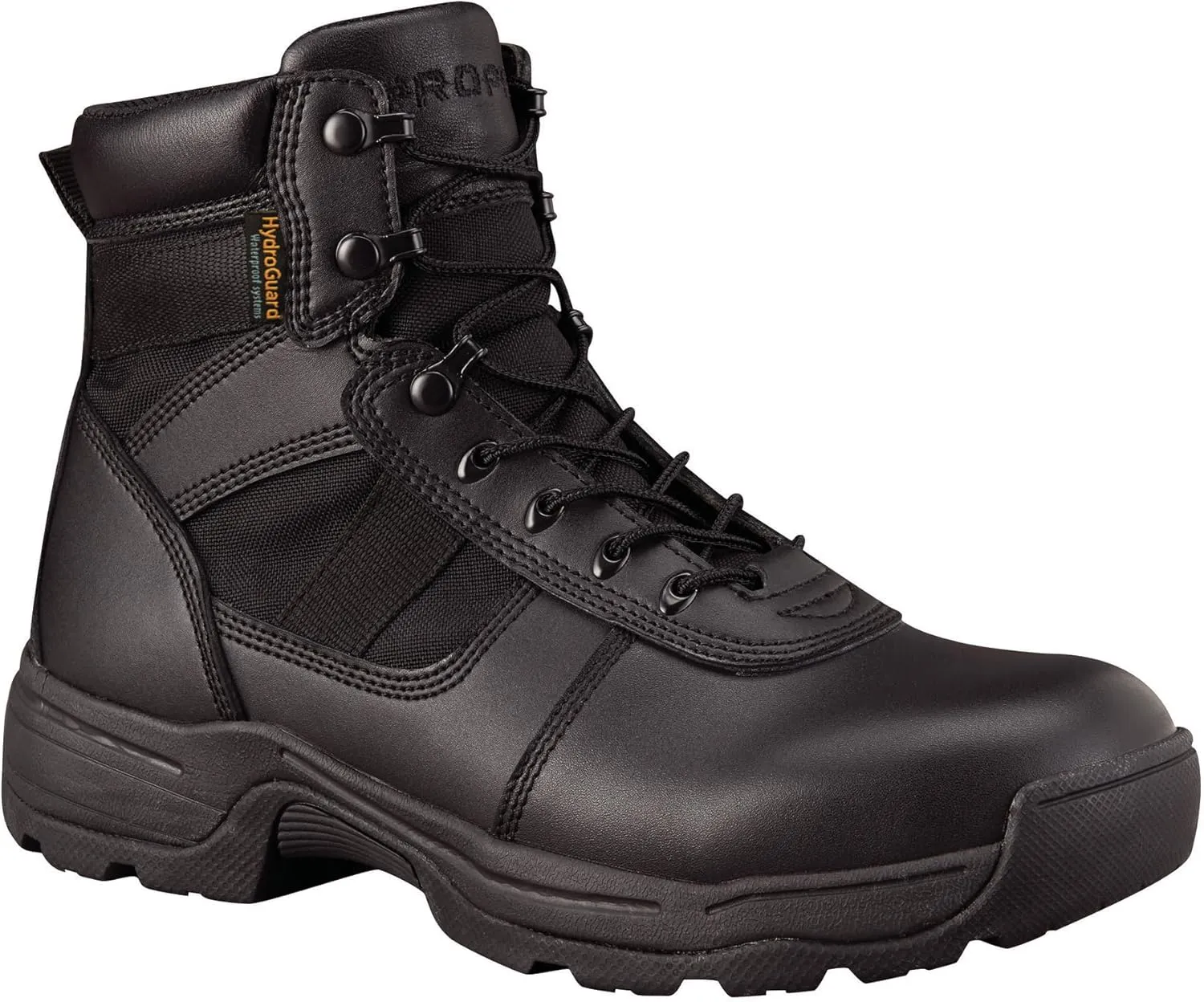 Propper Men's Series 100 6" Side Zip Waterproof Boot, Black, 8.5 Wide