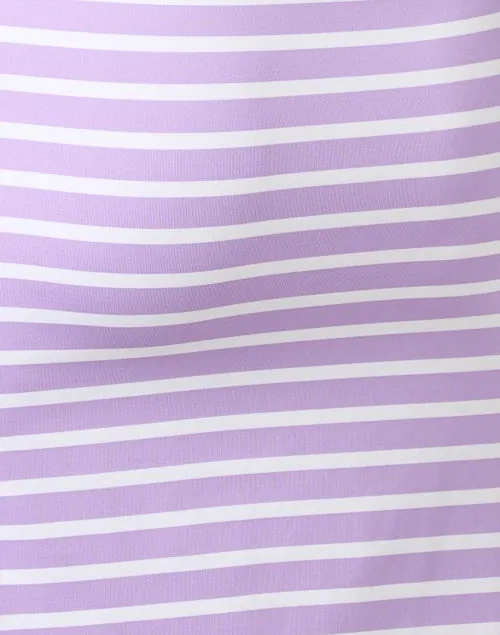 Propriano Lavender and White Striped Dress