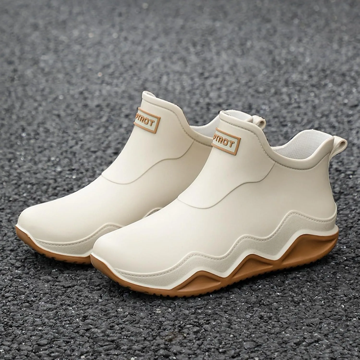 Rain Boots Women Wide Width Mens Grounded Footwear Women's Black Booties Heels Barefoot Shoes Mens Rain Boots Slip On Non-Slip Rubber Waterproof Mens Boots Casual