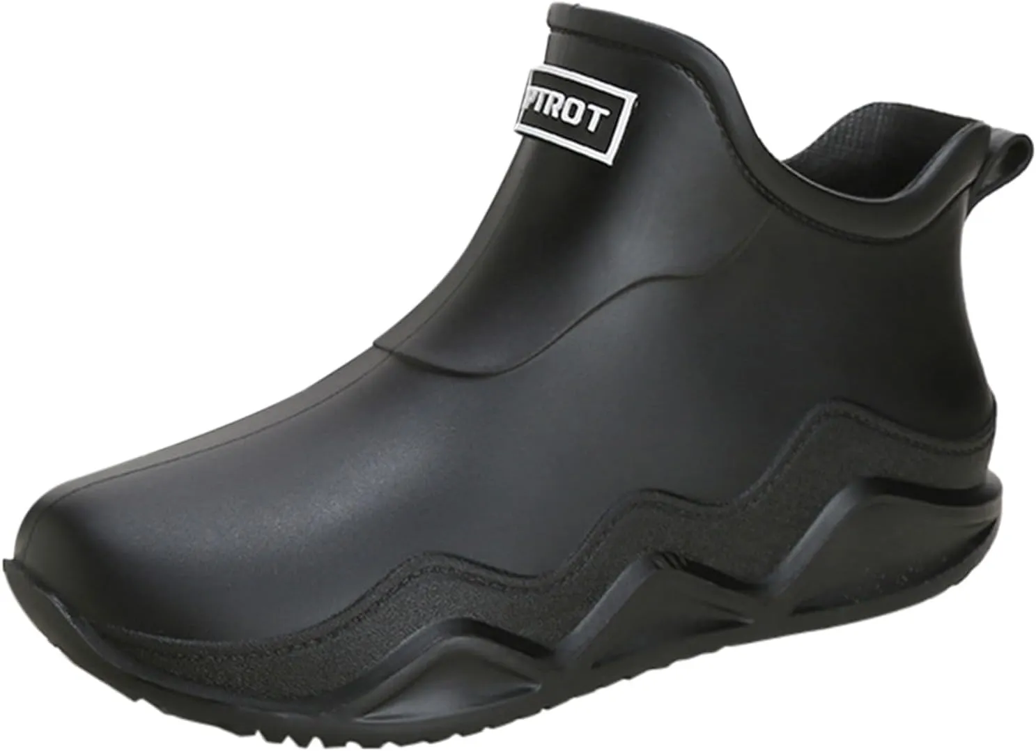 Rain Boots Women Wide Width Mens Grounded Footwear Women's Black Booties Heels Barefoot Shoes Mens Rain Boots Slip On Non-Slip Rubber Waterproof Mens Boots Casual
