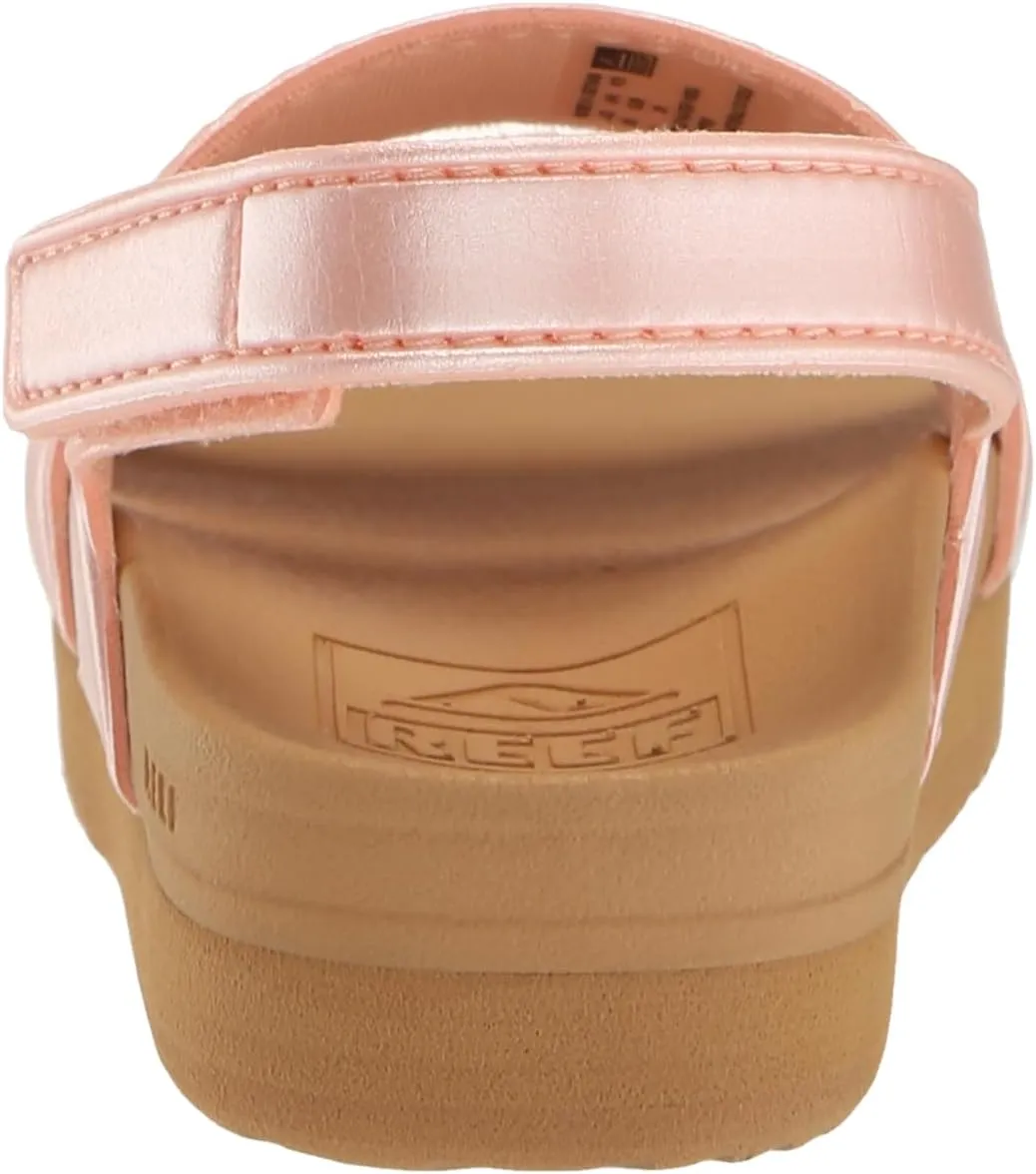 REEF Toddler/Little Kid Water Vista Platform Sandal, Water Friendly, Adjustable Velcro Strap