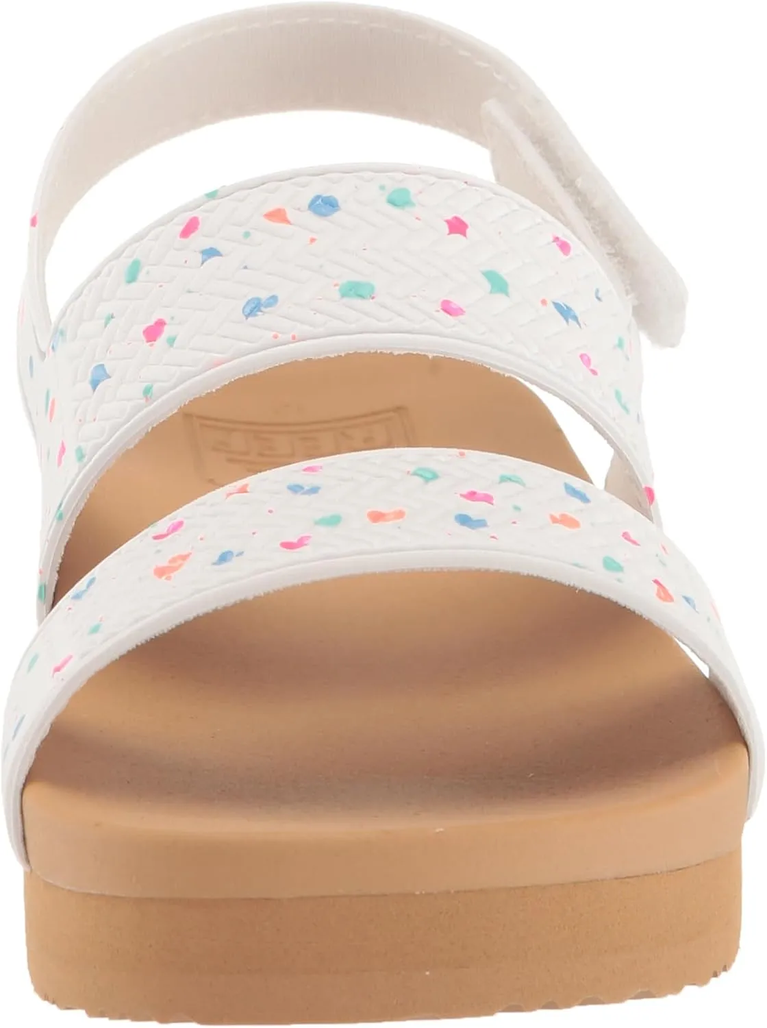 REEF Toddler/Little Kid Water Vista Platform Sandal, Water Friendly, Adjustable Velcro Strap
