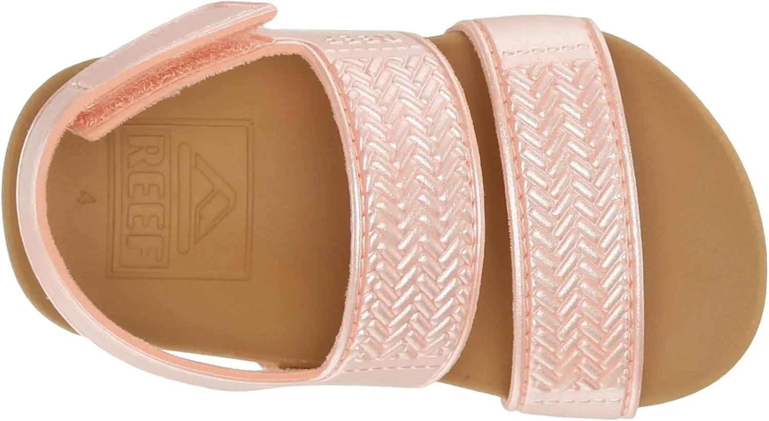REEF Toddler/Little Kid Water Vista Platform Sandal, Water Friendly, Adjustable Velcro Strap