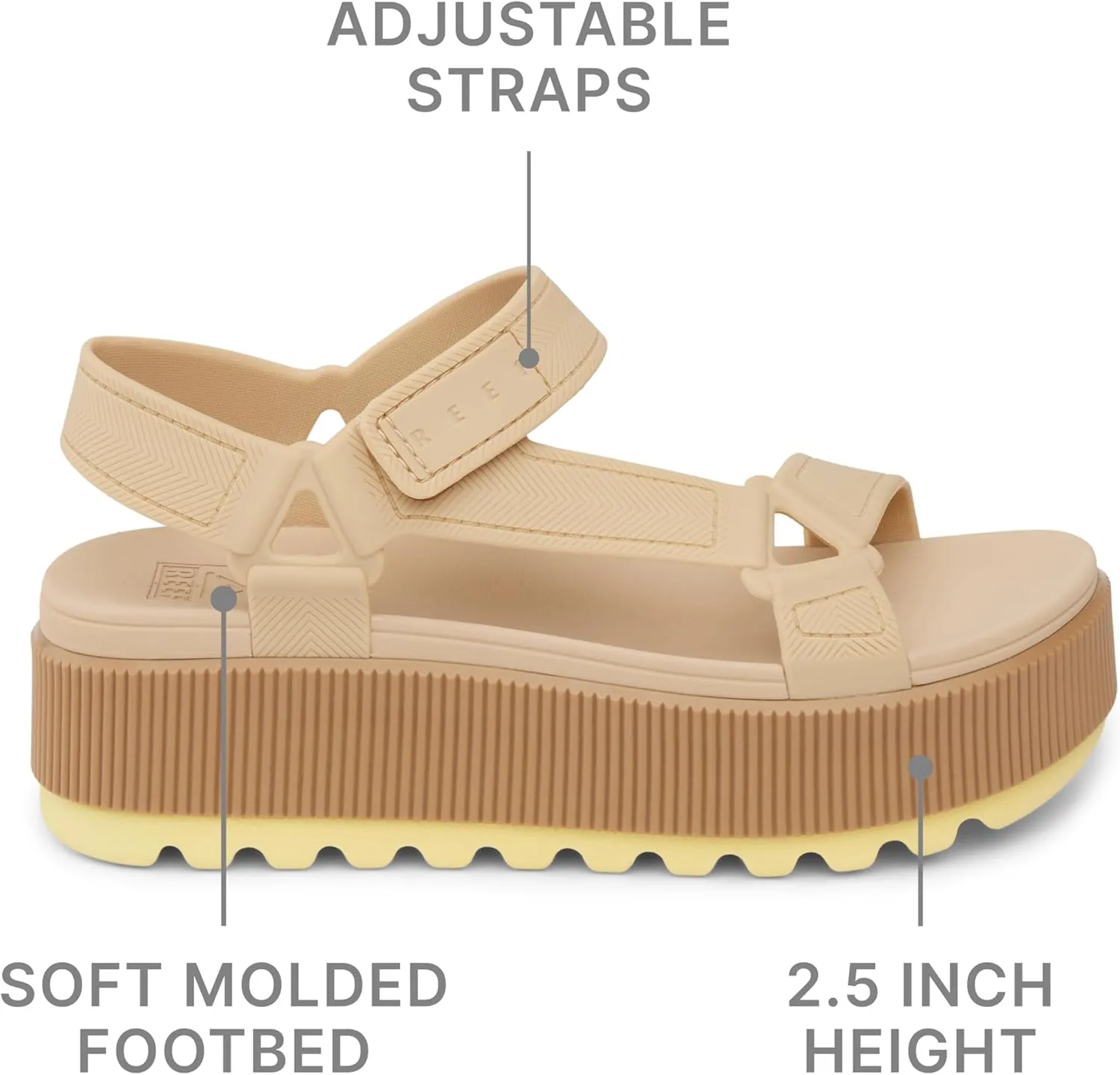 Reef Women's Water Rem Higher Platforms-Sandals