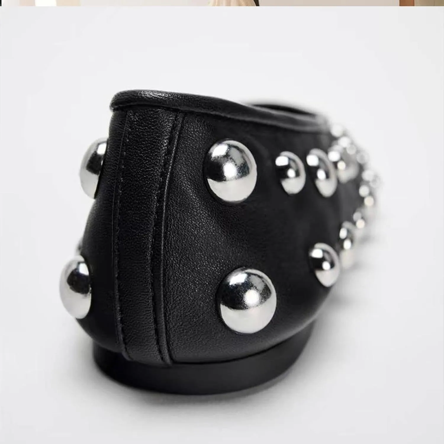 Rhinestone Flats for Women Crystal Studded Mary Jane Ballet Flats Shoes Buckle Strap Sparkly Casual Dress Ballerina Shoes