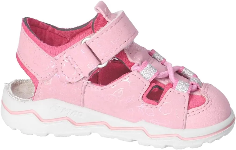 RICOSTA Pepino Gery Mallow/Pink Kent Flat Sandals