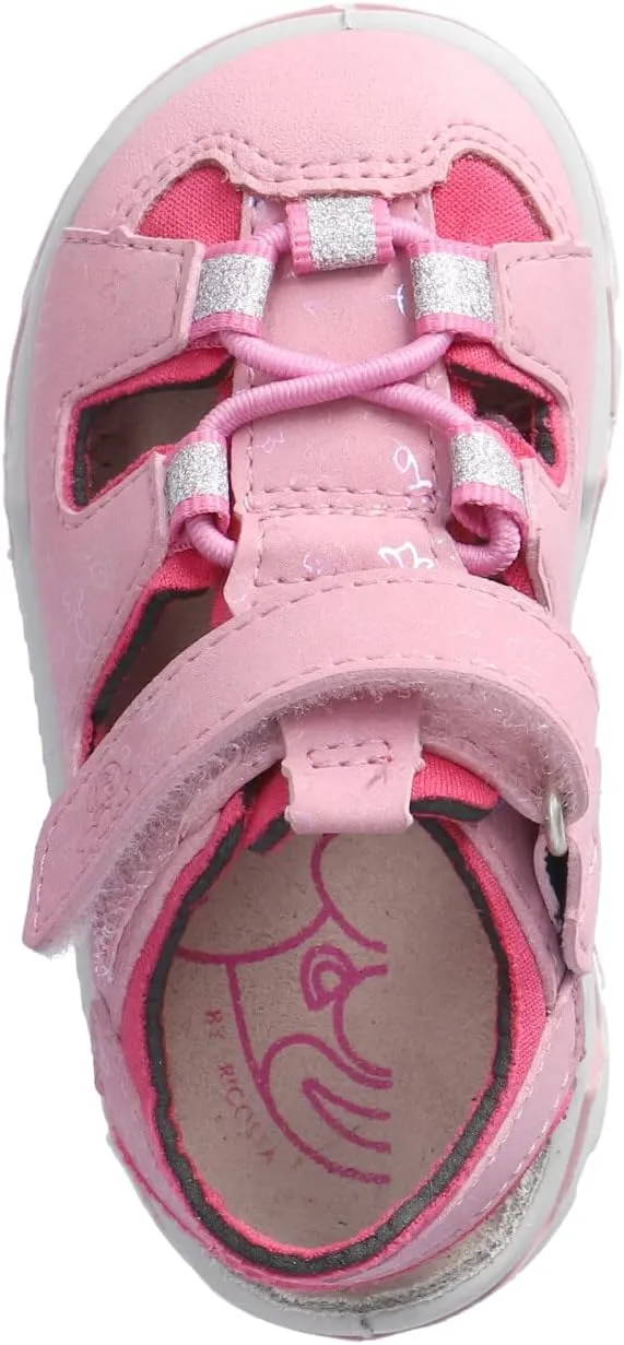 RICOSTA Pepino Gery Mallow/Pink Kent Flat Sandals