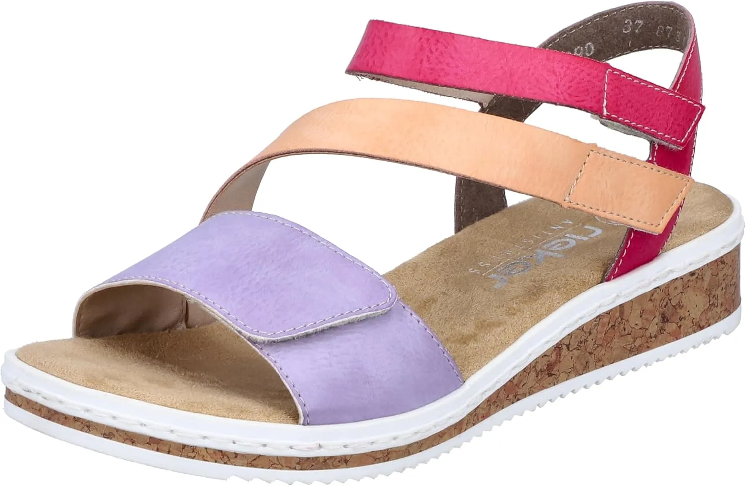 Rieker Women's Ankle Strap Sandal, 37/41 EU