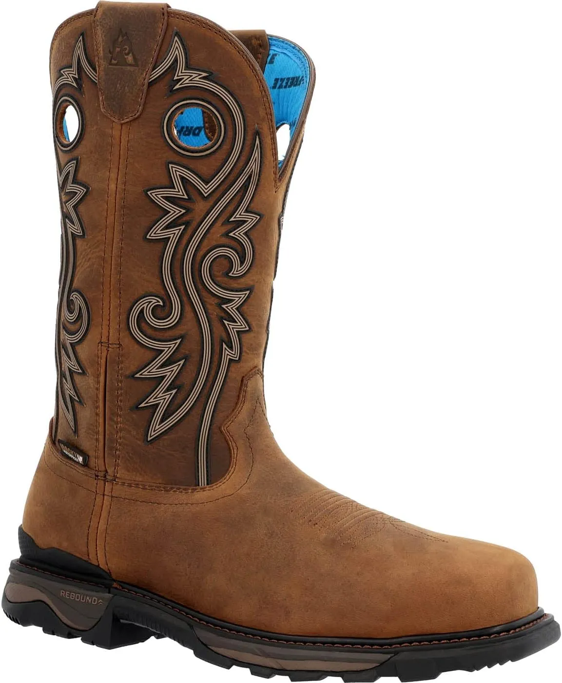 ROCKY Carbon 6 Carbon Toe Waterproof Pull-On Western Boot