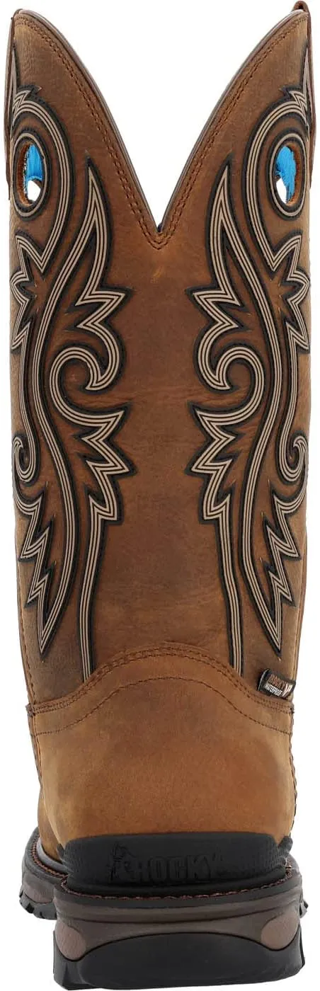 ROCKY Carbon 6 Carbon Toe Waterproof Pull-On Western Boot