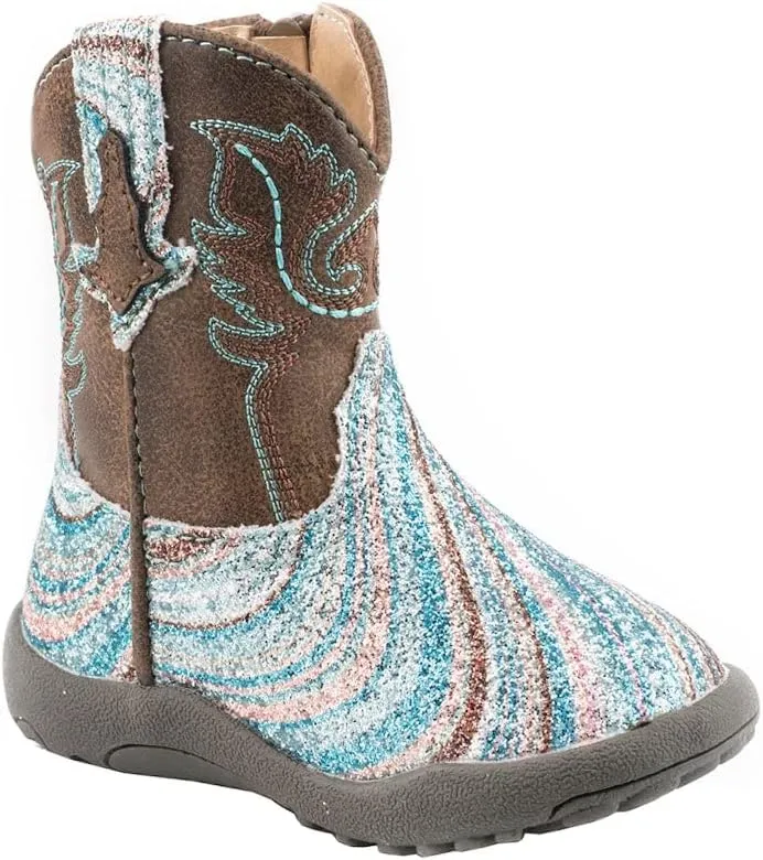 ROPER Baby Girl's Cowbaby Glitter Swirl (Infant/Toddler)