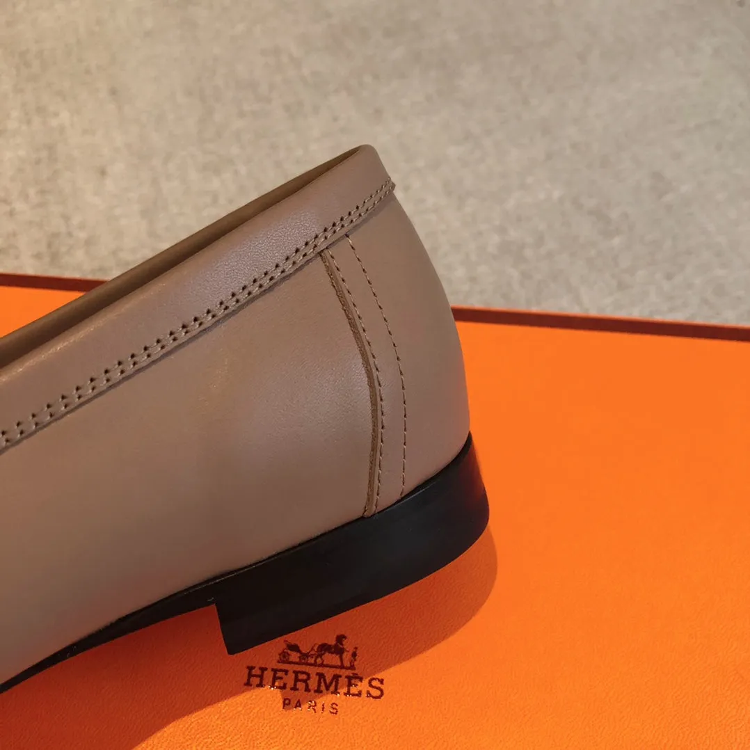 Royal Loafer Brown Calfskin With Fringe Detail And Silver Signature Buckle 509409