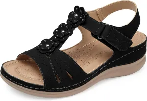 SHIBEVER Wedge Sandals for Women Dressy: Comfortable Summer Platform Casual Dress Women Sandal