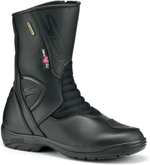 Sidi | Touring Motorcycle Boots, Professional Motocross Boots for Women LADY GAVIA GORE, Reflective Inserts, GORE-TEX Membrane