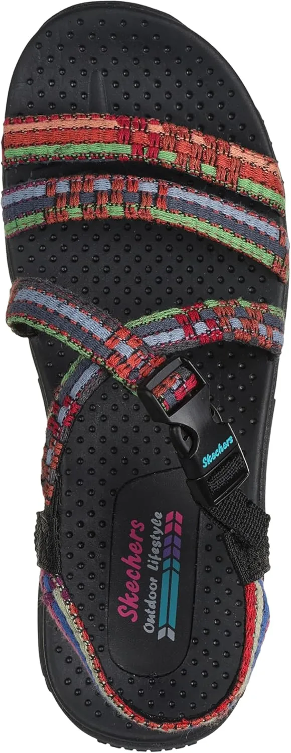 Skechers Women's Reggae Sew Me Boho Woven Strappy Slingback