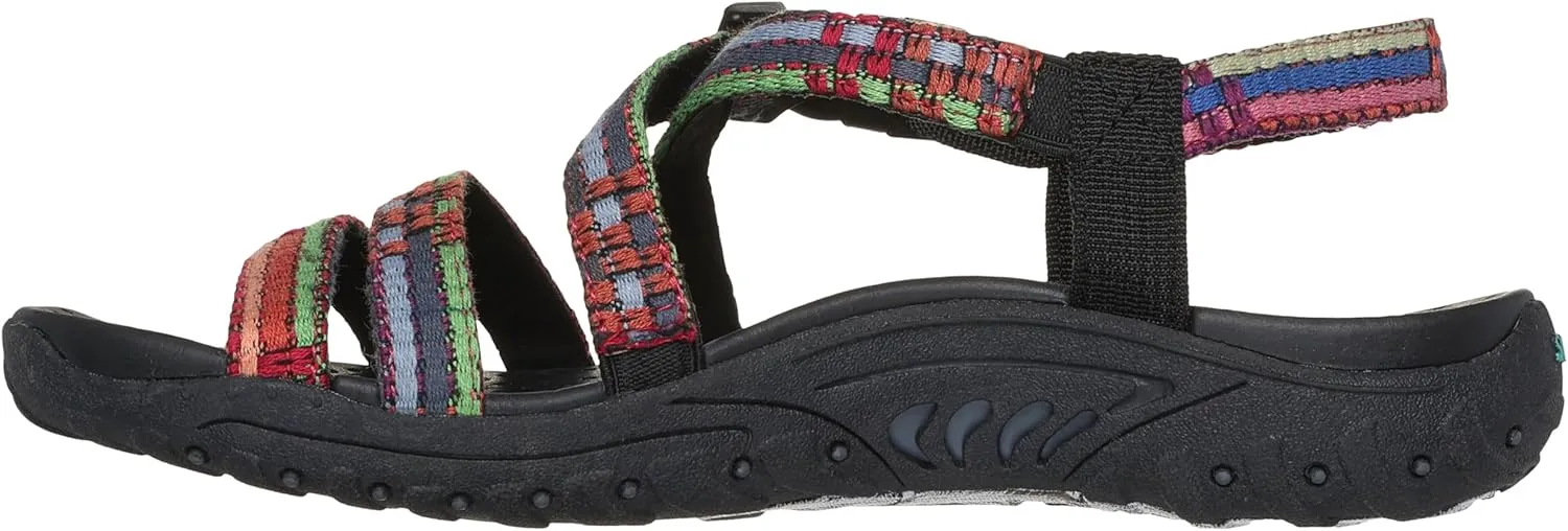 Skechers Women's Reggae Sew Me Boho Woven Strappy Slingback