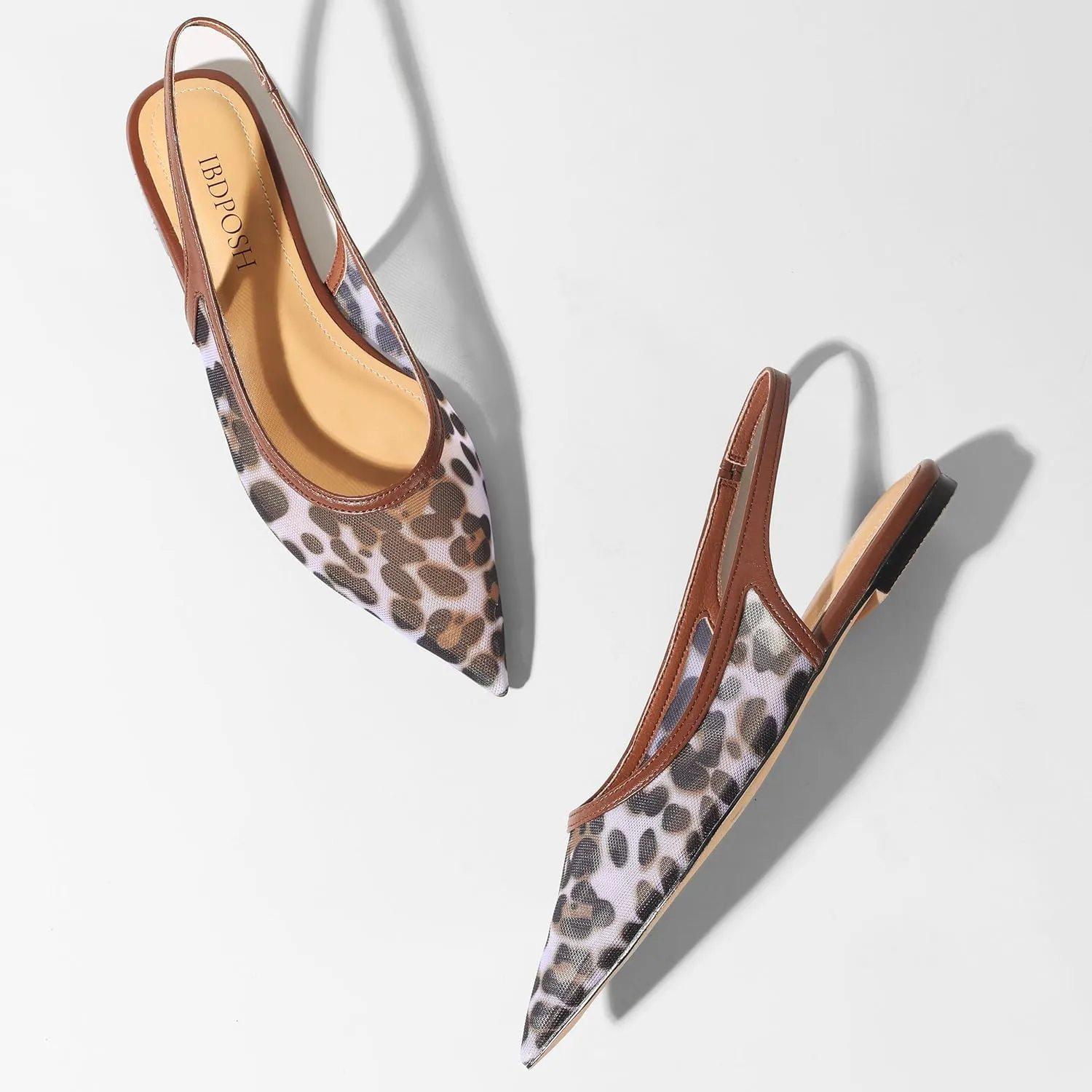 Slingback Flats for Women Stylish Pointed Toe Design with Comfortable Mesh Material for Breathable Party Dress Elegant Shoes